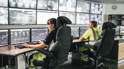 Concentrator control room