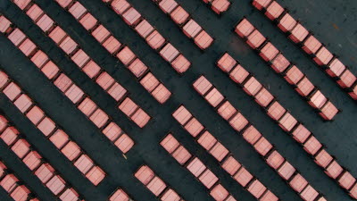 Koppartravar från ovan